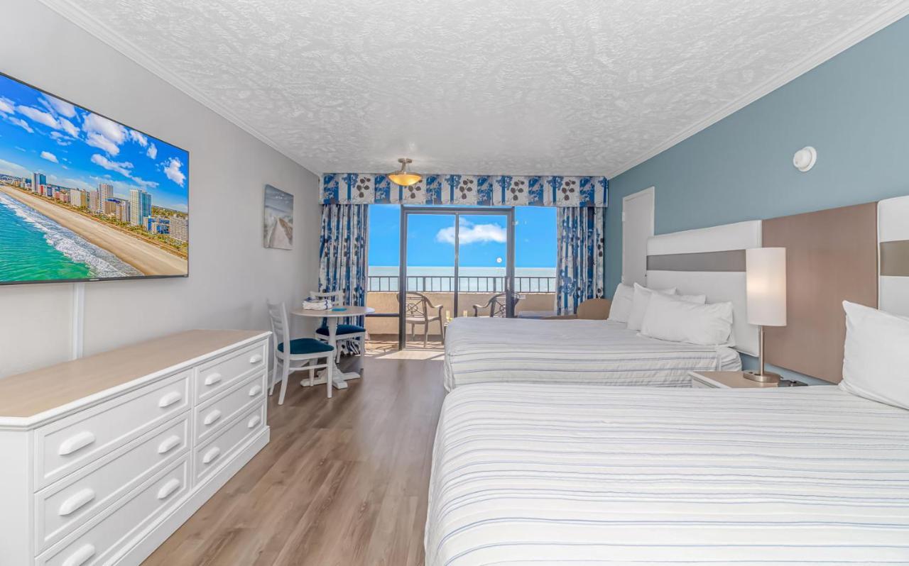Ocean Reef Resort - Direct Oceanfront Studio - Nicely Updated! Perfect For 2-4 Guests! Unit 401 شاطئ ميرتل المظهر الخارجي الصورة